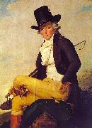 Jacques-Louis  David Monsieur Seriziat oil painting